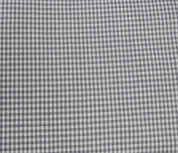 Baumwolle Druck Karo Ø 2mm  Grau/Weiß 